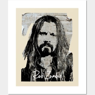 Rob Zombie 80s Vintage Old Poster Posters and Art